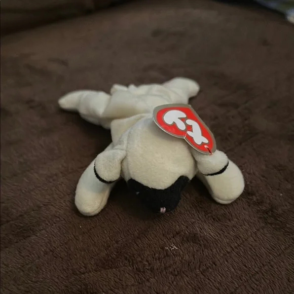 Ty Plush Toy Trio - Blue, Gray, Cream - Picture 3 of 4